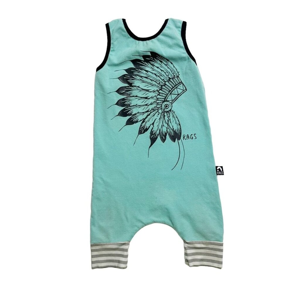 Rags Chief Head Dress Romper